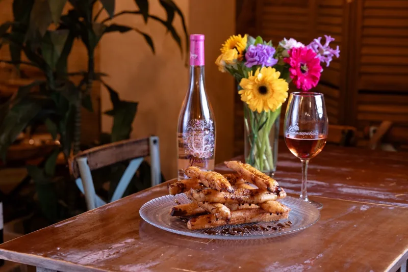 Berenjenas fritas con miel de caña de Motril