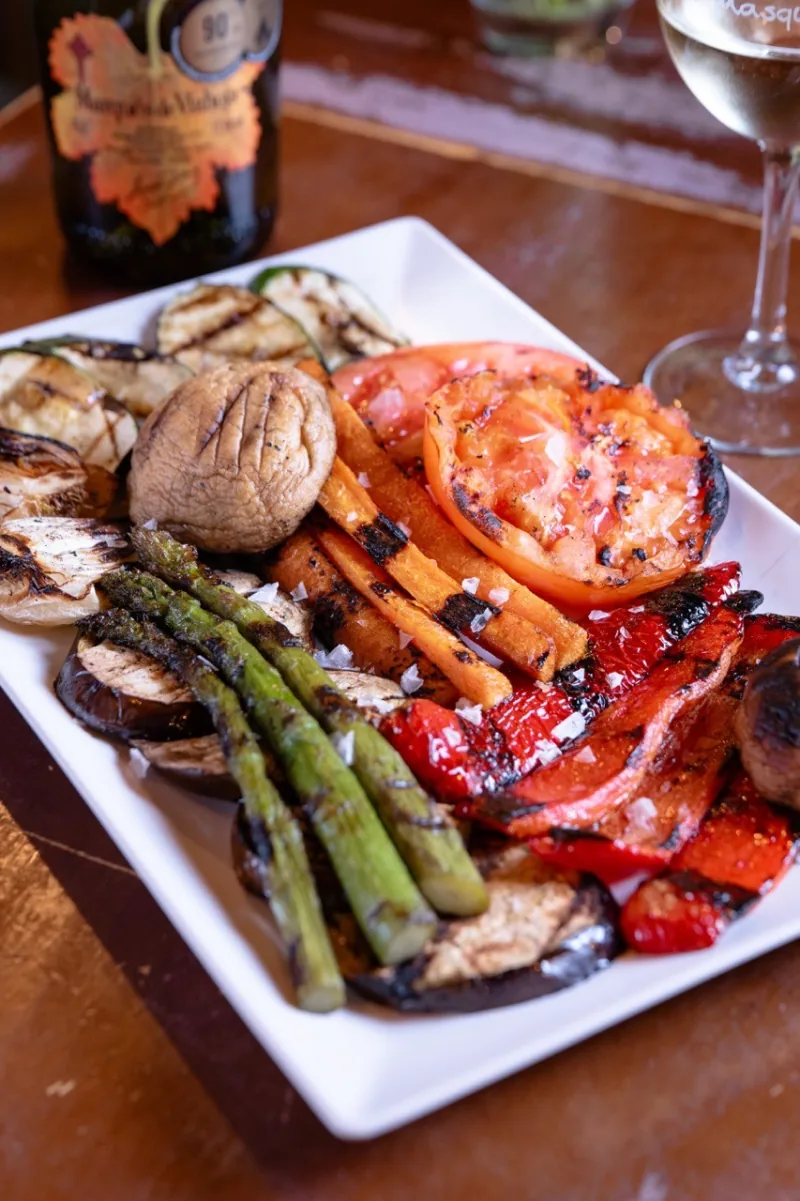 Parrillada de verduras de temporada