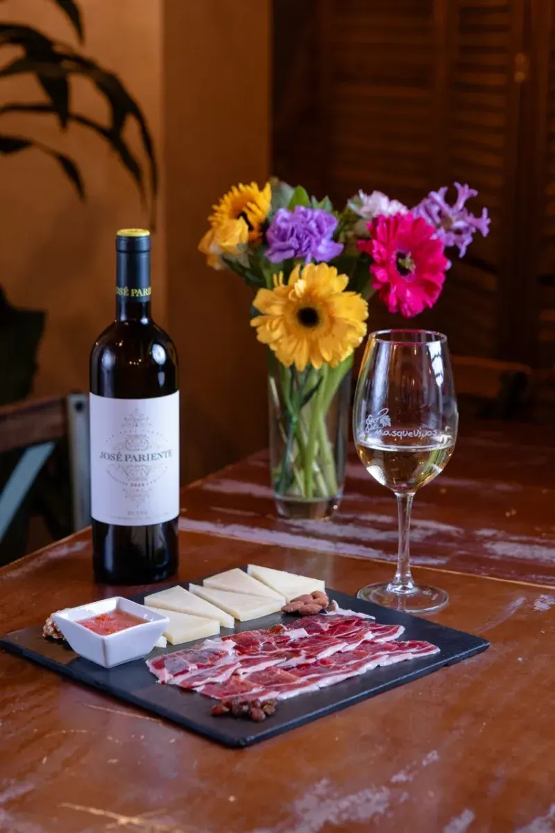 Jamón ibérico de Recebo y Queso Marantona